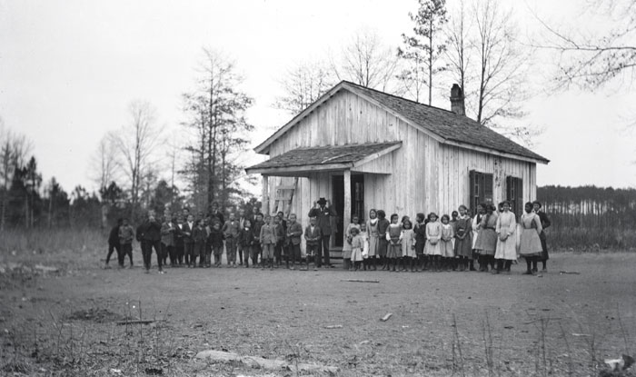 Photo of Bullfield Academy, Papers of Jackson Davis, MSS 3072, Special Collections, University of Virginia Library