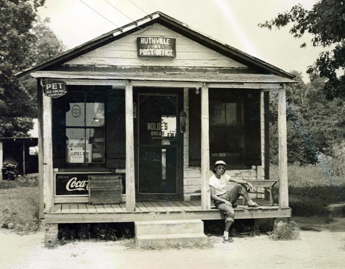 Ruthville Post Office of the 1930s. Photo courtesy Dr. Daryl Cumber Dance