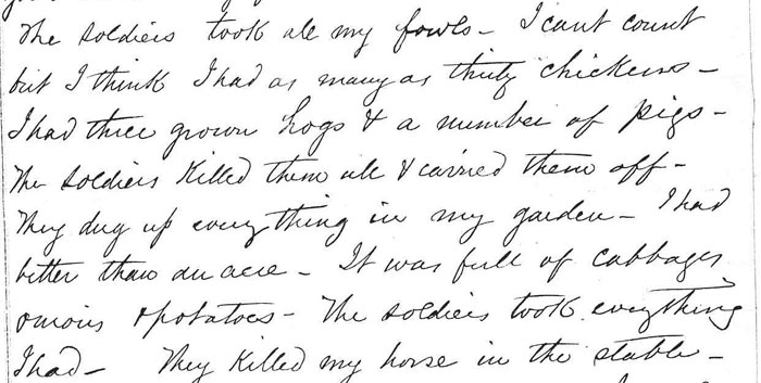 Southern Claims Commission Claim No. 48717, courtesy National Archives