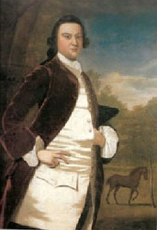John Hesselius, William Byrd III, 18th century, courtesy Virginia Museum of History and Culture, Richmond, Va. virginiahistory.org